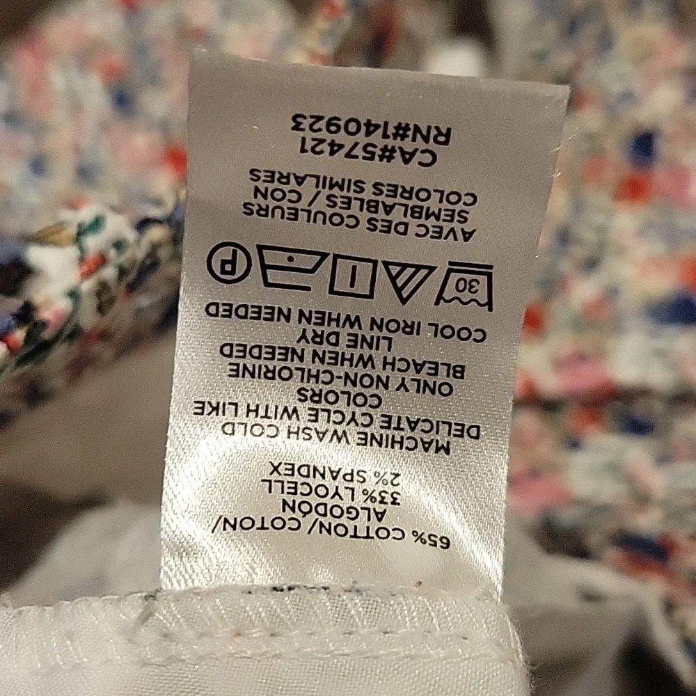 ❤ NWOT! ANN TAYLOR LOFT MARISA RIVIERA SLIM CROP FLORAL PANTS, 2 (26) - Picture 4 of 5